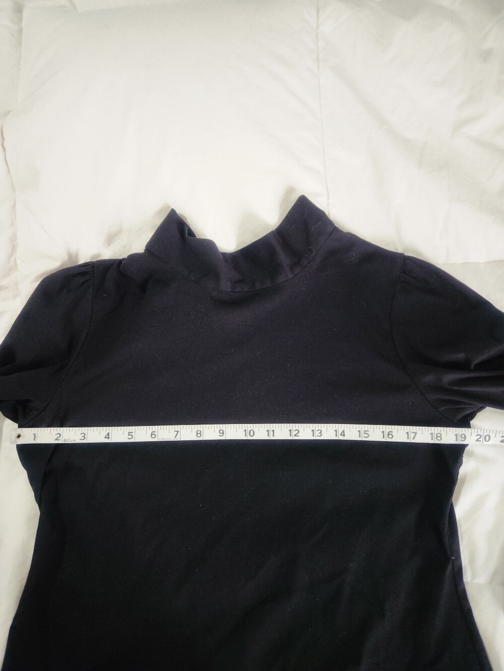Carolina Herrera Black Mock Neck Tie Back Top Blouse Luxury Workwear Sz XL - Picture 5 of 7
